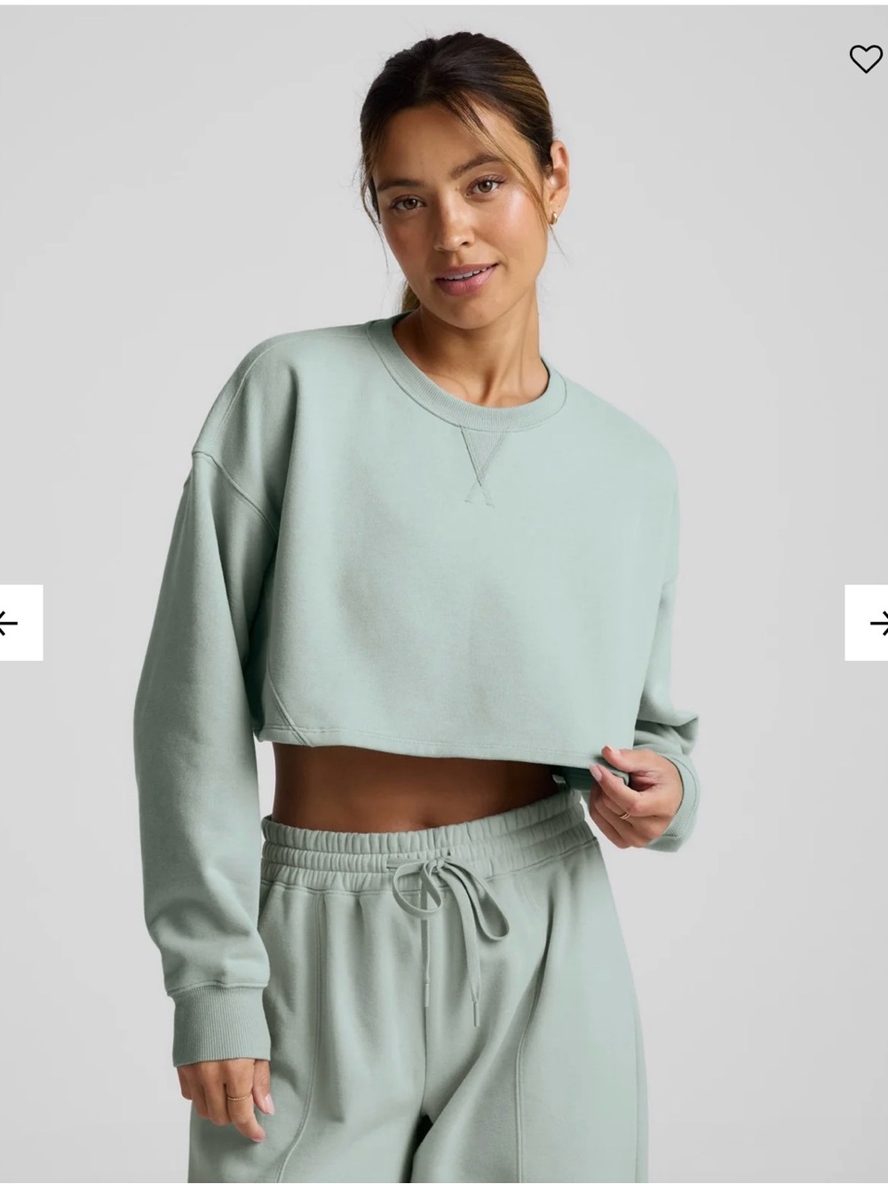 Beyond Yoga Cropped Crewneck Sweatshirt